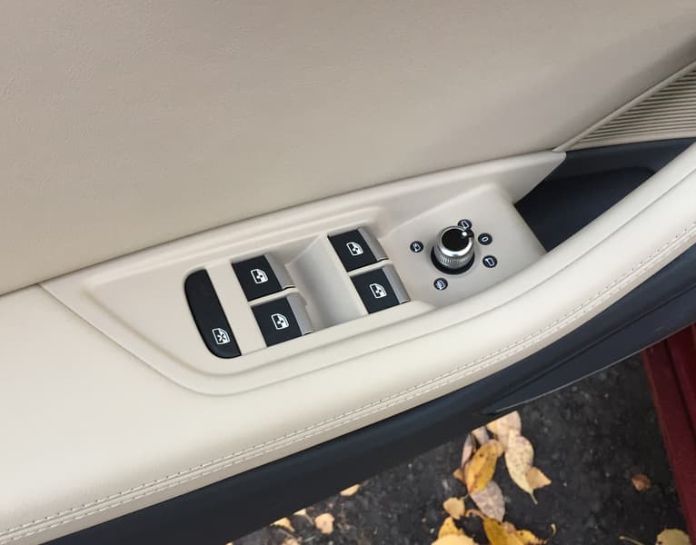 Переключатель регулировки и обогрева зеркал