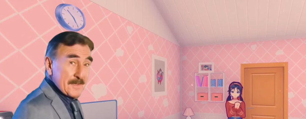 Леонида Каневского отправили в мир хоррора MiSide в гости к Мите