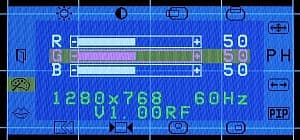 menu, color temperature