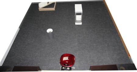 Робот-пылесос LG VR6270LVM, тест уборки