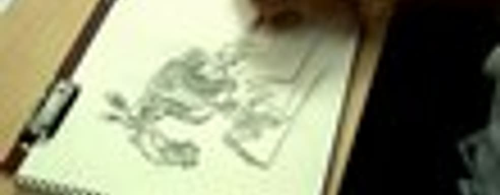 Художник Epic Mickey за работой