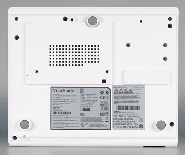 DLP-проектор ViewSonic PJD7822HDL, вид снизу DLP-проектор ViewSonic PJD7822HDL, вид снизу