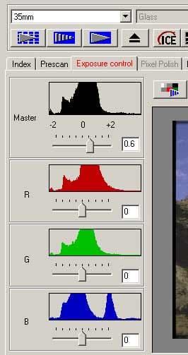 DiMAGE Scan Utility, expo