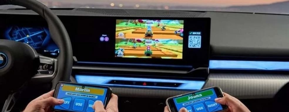 Новая BMW позволит играть во время зарядки автомобиля