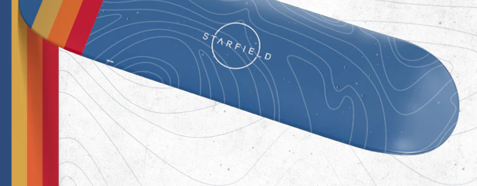 Starfield gets an official skateboard, but wheels and some parts need to be purchased separately