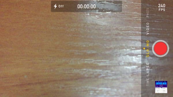 Приложение камеры в Apple iPhone 6