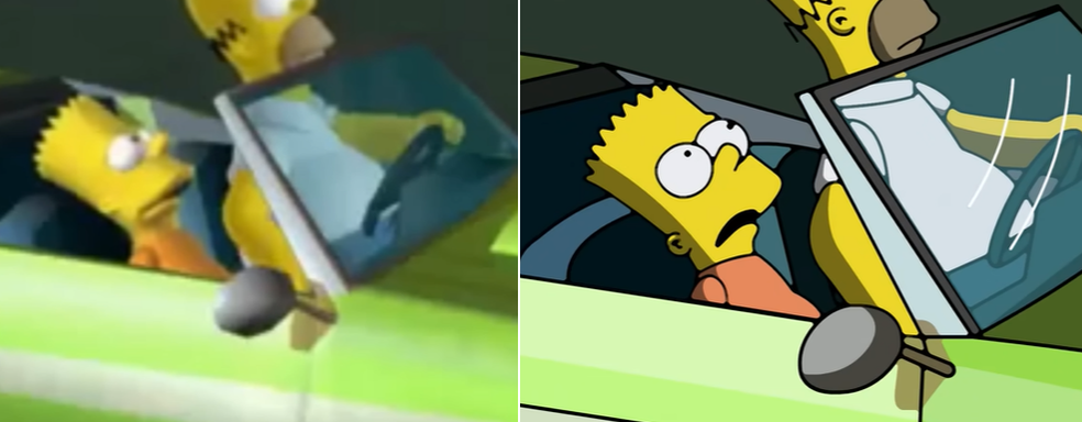 Ремастер The Simpsons Hit And Run приблизился по качеству визуала к мультсериалу Симпсоны