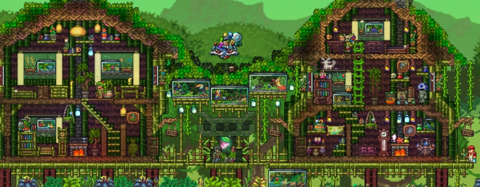 Terraria вернули на 13 лет назад в честь тринадцатилетия игры. Снова вышло обновление 1.1