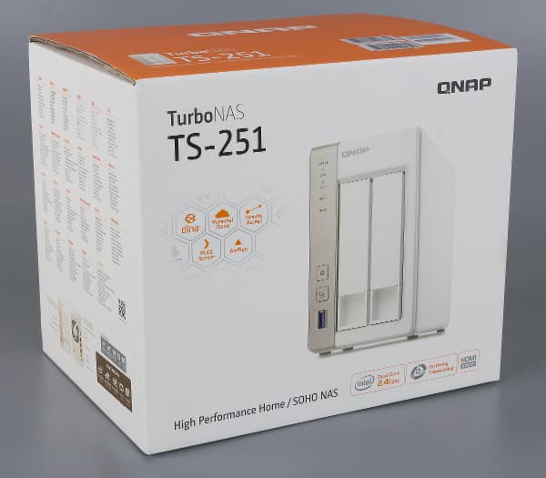 Упаковка QNAP TS-251 Упаковка QNAP TS-251
