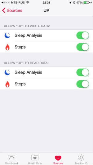 Здоровье в Apple iPhone 6