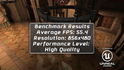 Обзор IRU M5302 Gzhel. Скриншоты. Epic Citadel