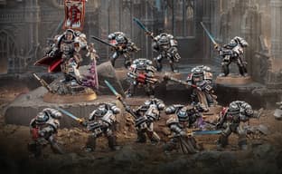 «Мы молот!»: авторы настолки Warhammer 40,000 показали набор с миниатюрами «Боевой патруль: Серые Рыцари»