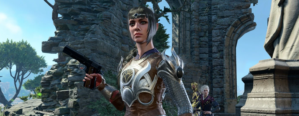 В Baldur's Gate 3 появилось огнестрельное оружие. Шэдоухарт испытала пистолет благодаря моддерам