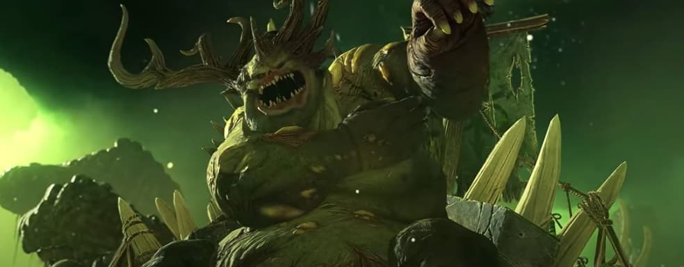 Зловонные армии бога чумы Нургла калечат людей в новом трейлере Total War: Warhammer 3