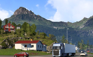 Mountains of Norway in Euro Truck Simulator 2. New screenshots of the Nordic add-on