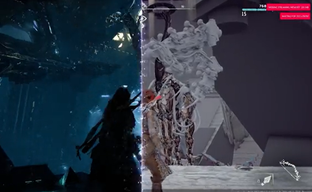 This is what Horizon Forbidden West looked like during development. The game's authors showed what they observed in the process