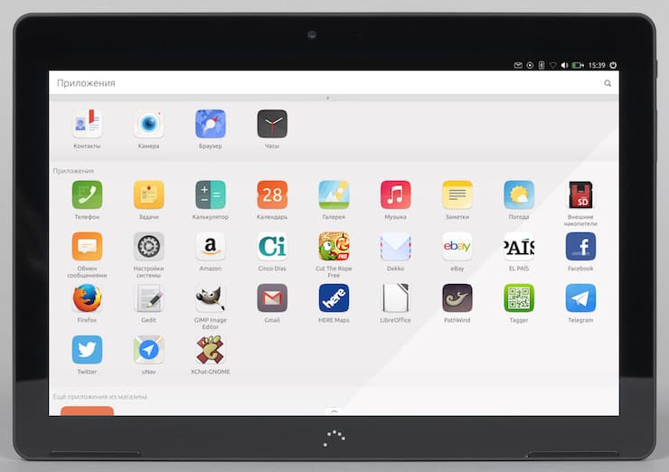 Дизайн планшета BQ Aquaris M10 Ubuntu Edition