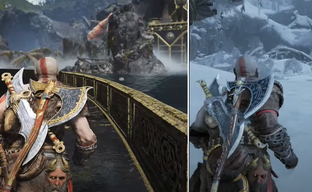 В God of War Ragnarok вернулись старые локации, но зима их изменила. Провели сравнение графики
