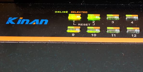 Выдвижная LCD KVM-консоль Kinan XL1716