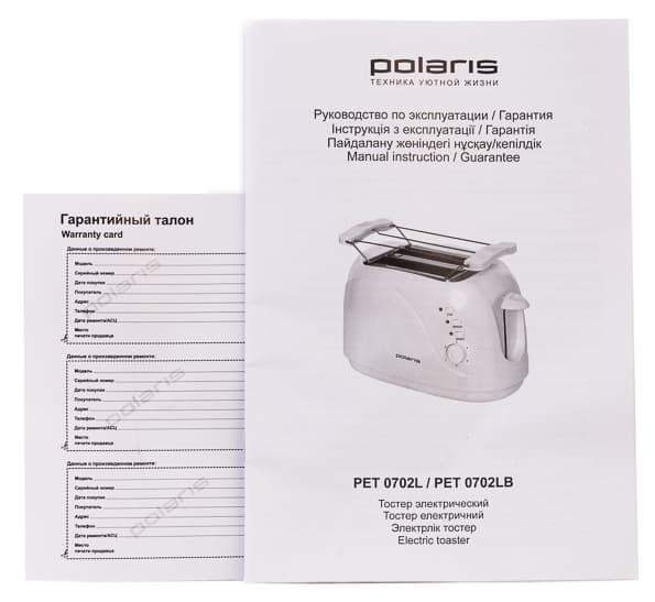тостер Polaris PET 0702L