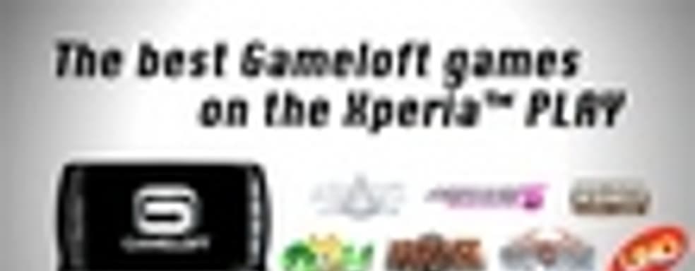 Игровая линейка Gameloft для Xperia Play 