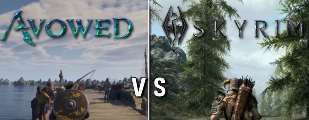 Avowed против Skyrim — сравнение графики, физики и механик игры Obsidian с хитом Bethesda