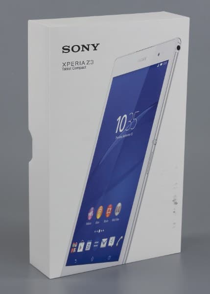 Коробка планшета Sony Xperia Z3 Tablet Compact