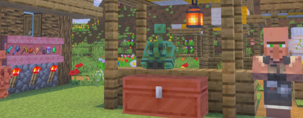 Медный голем в Minecraft может окислиться и превратиться в статую, добавили полки — превью обновления 1.21.110.20