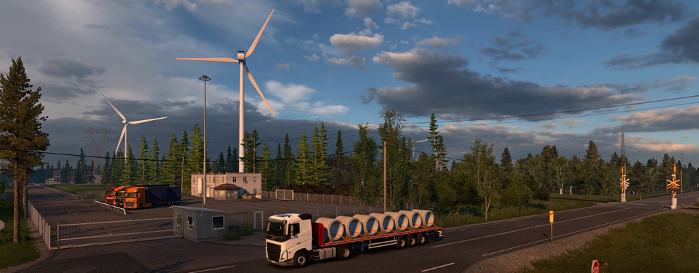 В Euro Truck Simulator 2 появится место, где дважды отмечают Новый год. Скриншоты северного дополнения Nordic Horizons