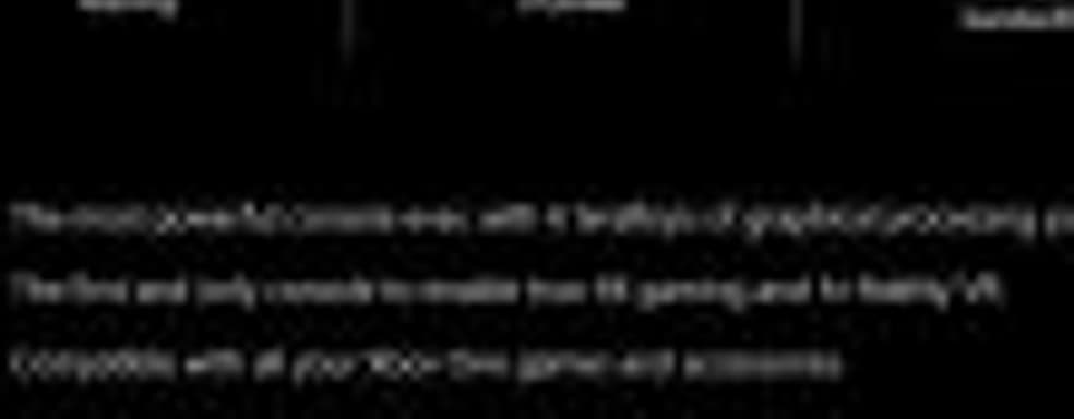 С сайта Project Scorpio исчезло упоминание о «VR высокого качества»