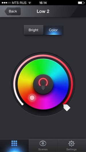 Управление лампами со смартфона