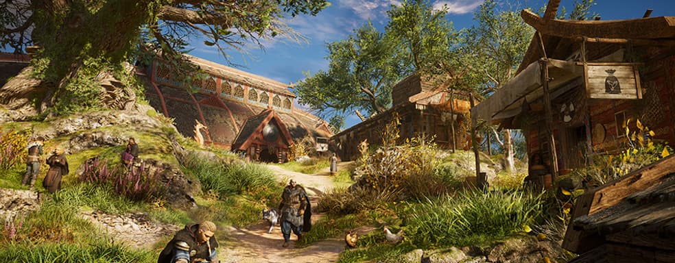 Assassin's Creed Valhalla – подробности о деревне викингов. Расширение, персонажи, специальные миссии