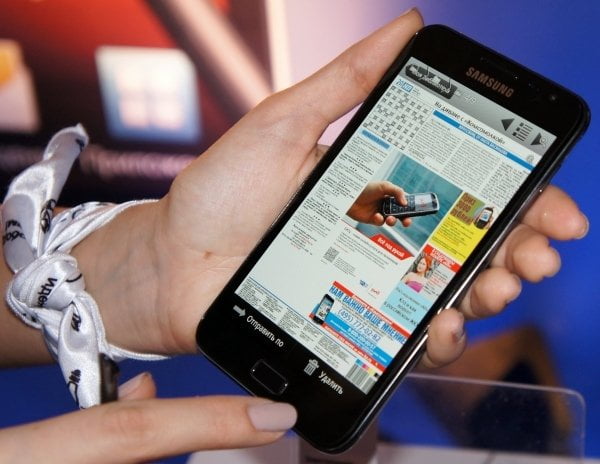 Samsung Galaxy Note в руках Samsung Galaxy Note в руках