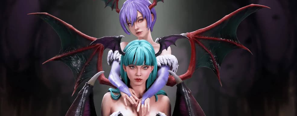 SuperKraft Laboratory собирается открыть предзаказ на статую Морриган и Лилит из серии файтингов Darkstalkers