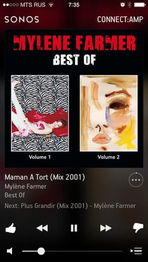 Программное обеспечение Sonos Controller в iOS