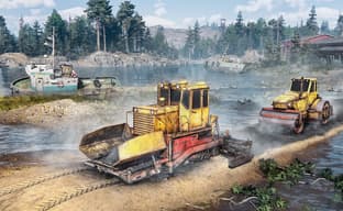 SnowRunner Authors Showcase Physics in RoadCraft. Bulldozers and Cranes in Action