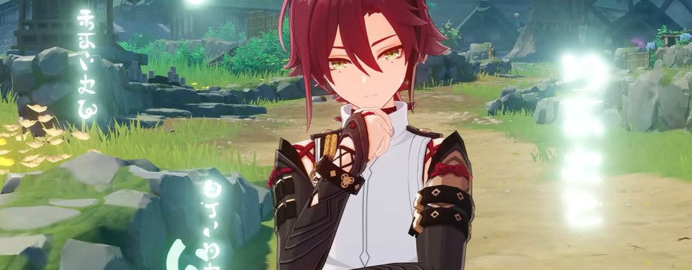 Создатели Genshin Impact показали трейлер Сиканоина Хэйдзо, мужчины с катализатором