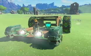 Link drives around Hyrule in the new gameplay trailer for The Legend of Zelda: Tears of the Kingdom