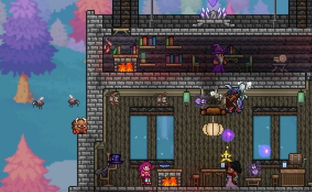 Создатели Terraria показали бумеранг, рубящий деревья, слаймов и автосбор ресурсов