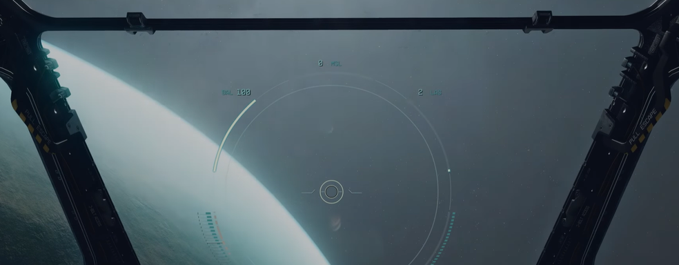 Утечка: геймплей Starfield с неоновыми вывесками и меню покупки корабля