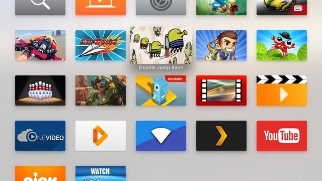 Интерфейс Apple TV 4 поколения 2015