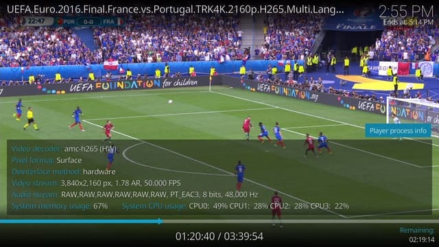 Просмотр видео на Nvidia Shield TV