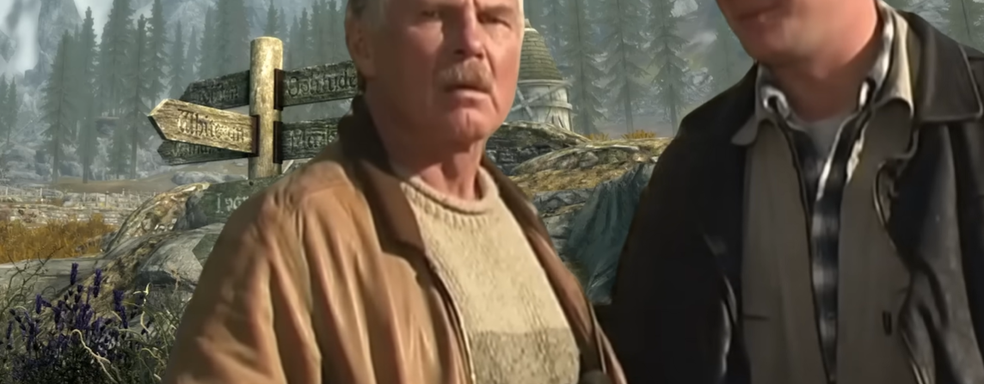 Ёкарный бабай в Skyrim. Дальнобойщики попали в игру Bethesda