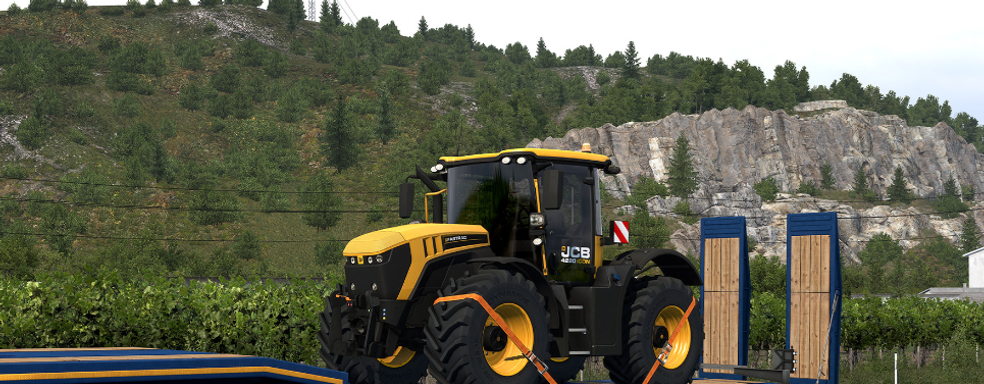 Для Euro Truck Simulator 2 и ATS вышло DLC с сельскохозяйственной и строительной техникой JCB Equipment Pack