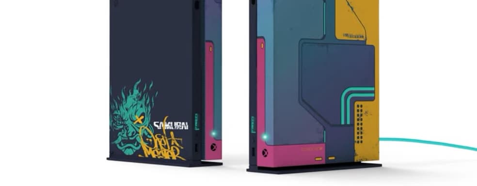 Любуемся на Xbox One X в стиле Cyberpunk 2077