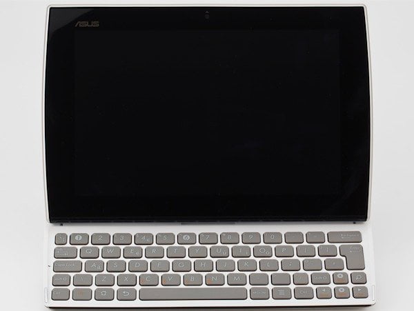Вид спереди планшета ASUS Eee Pad Slider