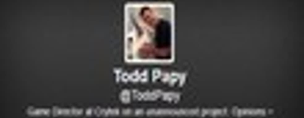 Todd Papy руководит разработкой новой игры в Crytek