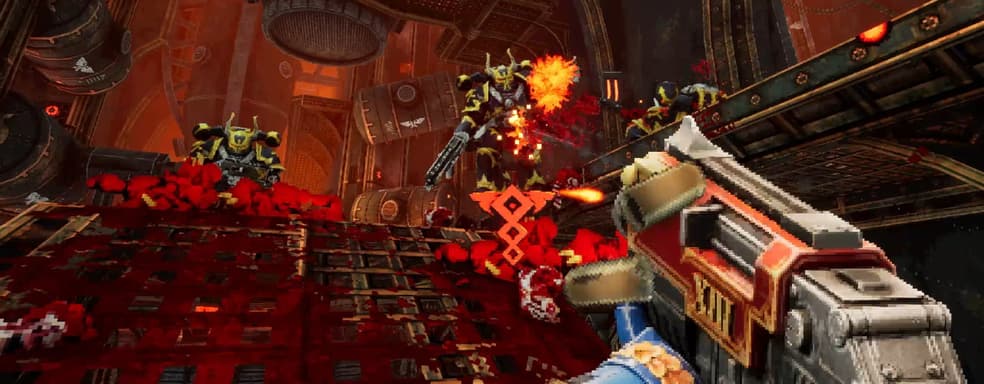 Warhammer 40,000: Boltgun смешивает динамику DOOM с визуальным стилем ретро-шутеров 90-х. Новый трейлер