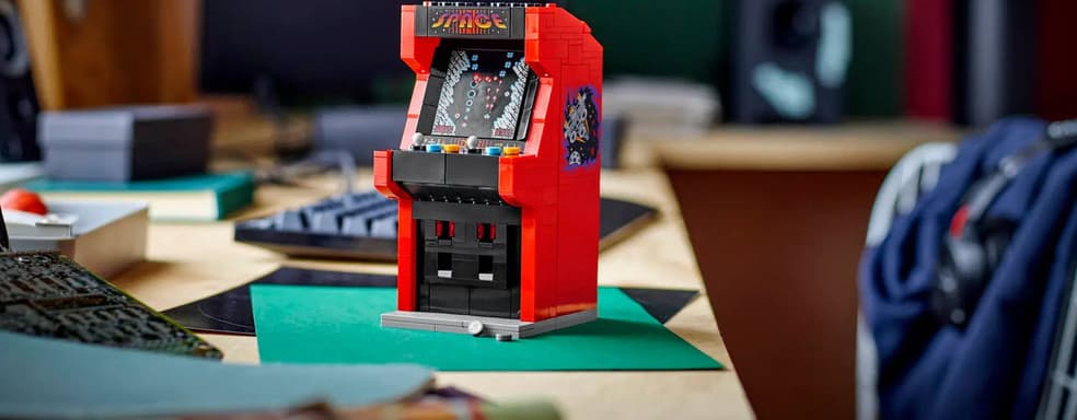 Ностальгия для геймеров: Lego выпустит набор с миниатюрным аркадным автоматом