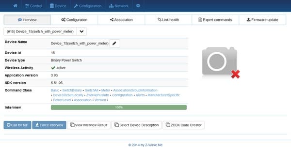 Работа с контроллером Z-Way